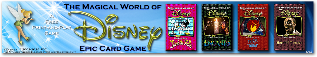 The Magical World of Disney Eppic Card Game